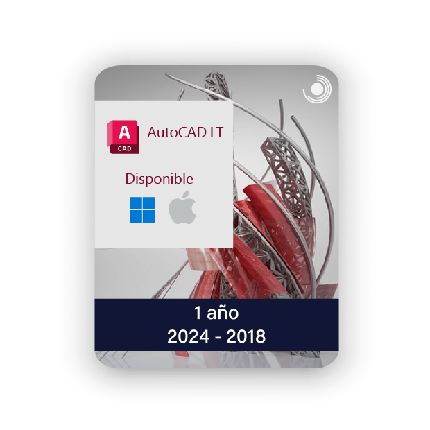 AutoCAD LT 2024 - 2018 1 Año